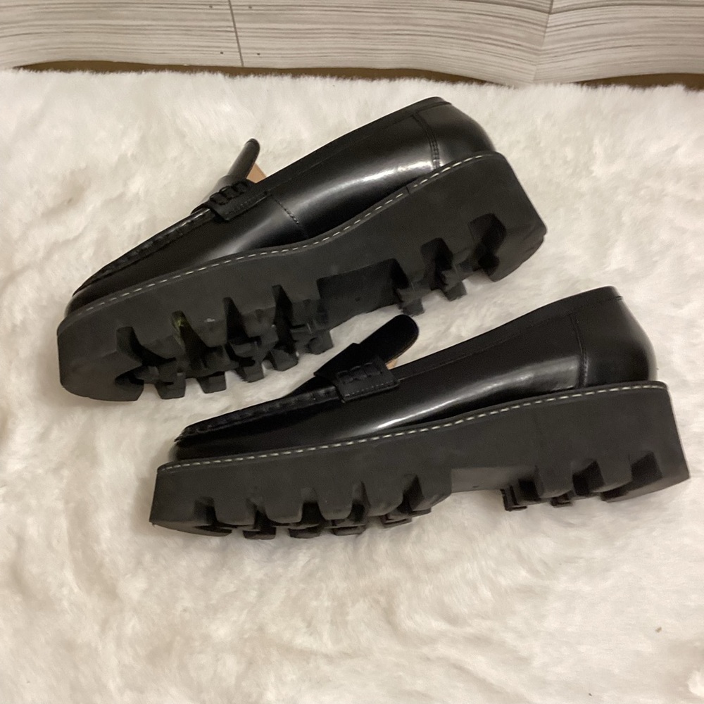 Women’s H&M Y2K Fashionable Chunky Loafers Size 8.5 - Picture 5 of 9